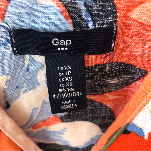 GAP Factory Tropical Floral Linen Dress - Picture 3 of 8